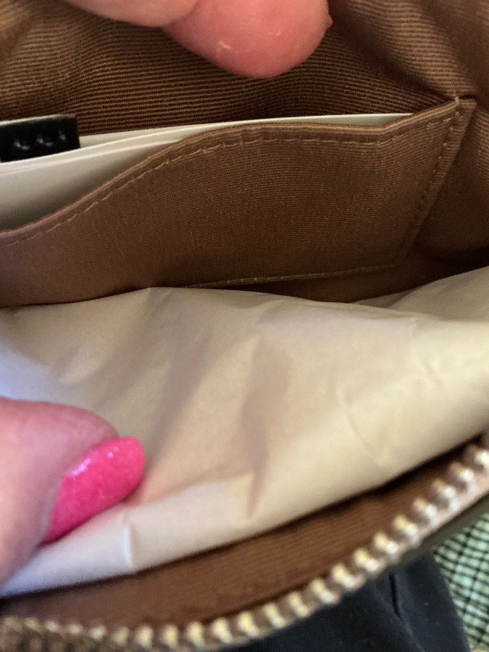 Coach Pastel Rainbow Corner Zip Wristlet - Picture 5 of 8